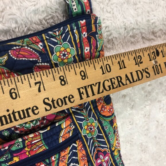 Vera Bradley Venetian Paisley‎ Mailbag Purse - Picture 6 of 8